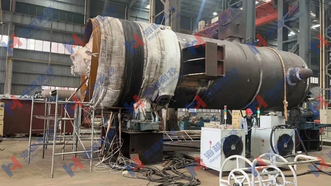 直徑2750mm，壁厚110mm，熱處理溫度760±10℃