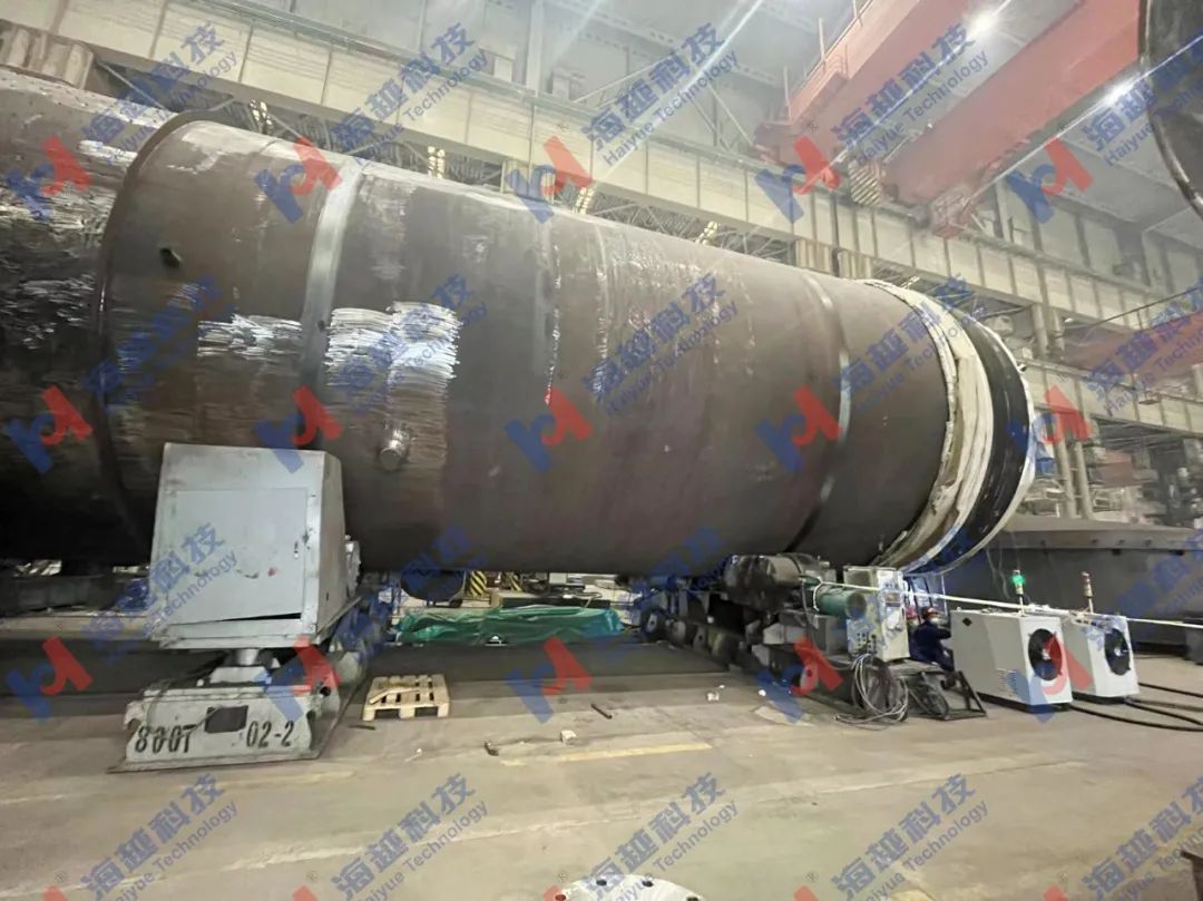 直徑5800mm，壁厚246mm，熱處理溫度690±14℃